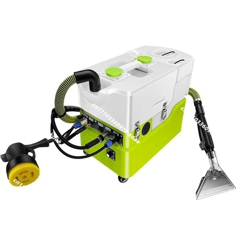 Carpet sofa curtain steam fabric cleaning mechanism bubble polishing brush spray pumping integrated home