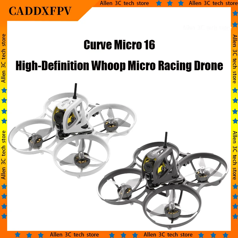 CADDXFPV Ascent Curve Micro 16 FPV Racing Drone 1080P 720P 120fps HD Video Transmission Full Drone Kit For Outdoor FPV Racing
