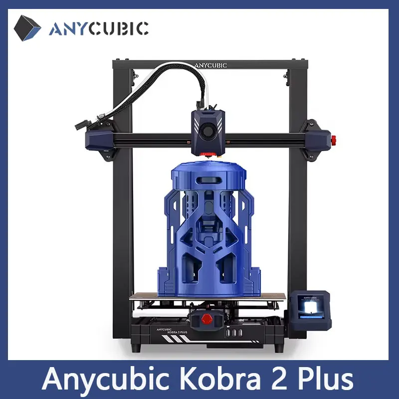 ANYCUBIC KOBRA 2 Plus FDM 3D Printer 500mm/s Maximum Speed 3D Printer Auto Leveling With 320*320*400mm  4.3 inch Touch Screen