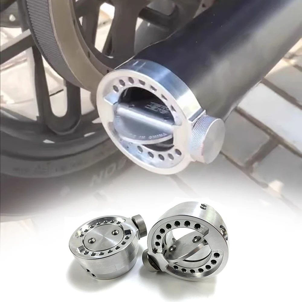 

Motorcycle Universal 79mm 80mm Circular Exhaust Pipe Muffler Valve for Harley Fat Bob Road King Street Glide Low Rider Dyna