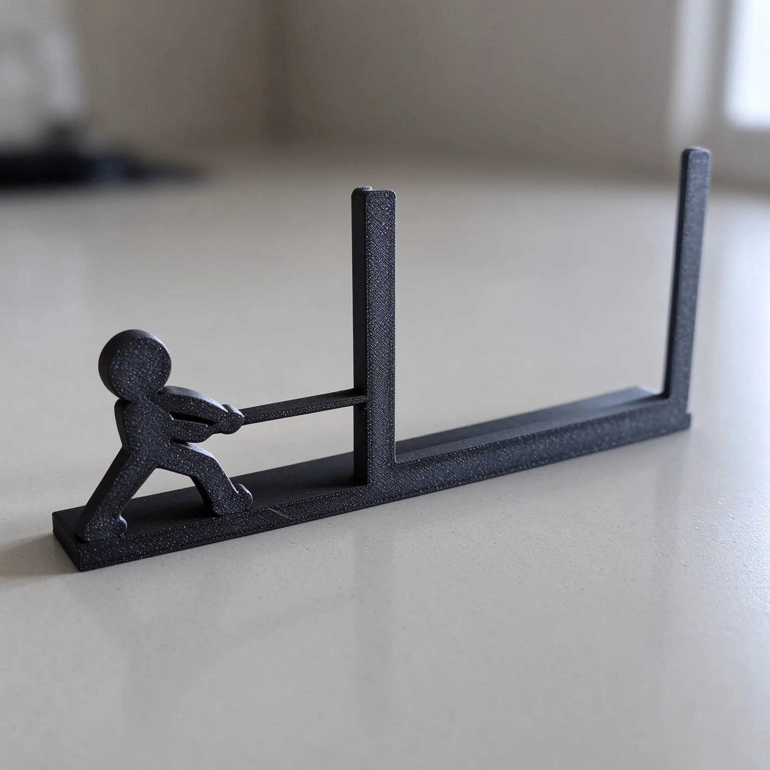 Business card rack-pull the little person 3D print pla material