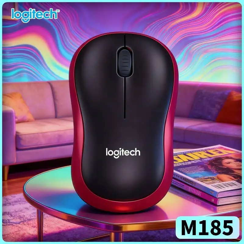 Logitech M185 Wireless Mouse broad system adaptability support mainstream desktop laptop home office operating platforms