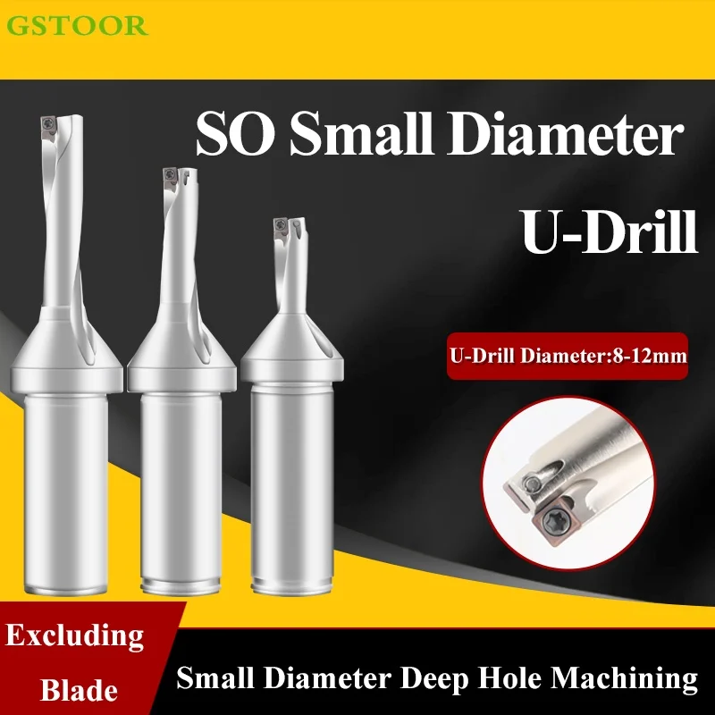 SO سلسلة U-الحفر العنيف C20-2D8-SO03 فتحة صغيرة U-الحفر SOMT SOMG شفرة كربيد مخرطة CNC الحفر السريع المياه النفاثة الحفر