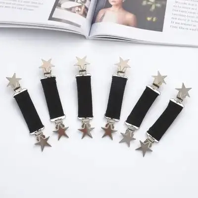 6 قطعة مشبك القفازات المرنة الماسك للعمل في الهواء الطلق مكافحة فقدان المطاط السحابة شال حامل أداة الملحقات