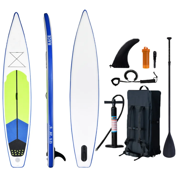 Promotional products high quality 14' racing sup race sup board stand up paddle inflatable stand up sup racing board