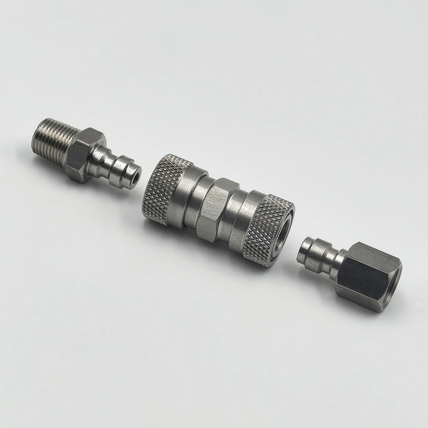 Adaptador de desconexión rápida hembra de acero inoxidable HPA - imagen 5