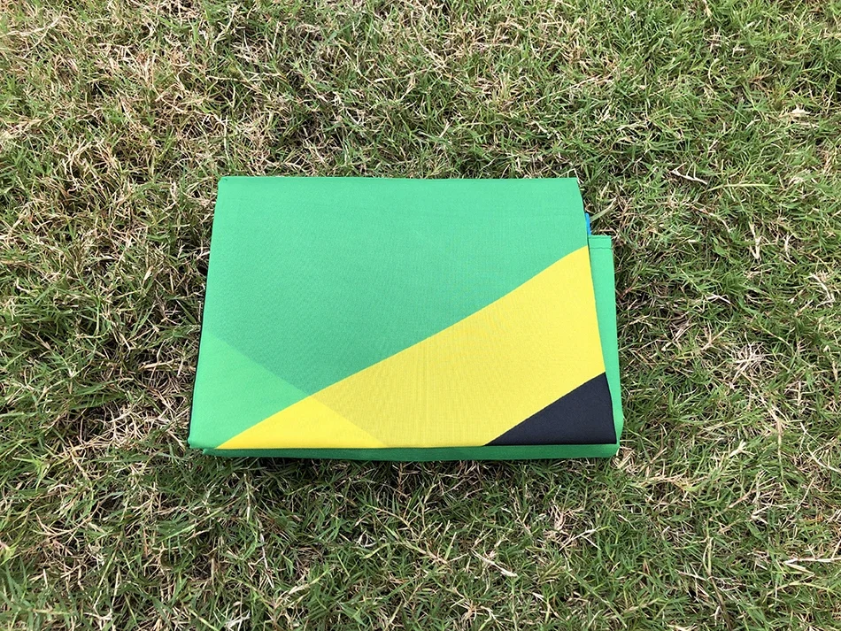 TIKI FLAG Tanzania Flag 3x5fts 90x150cm Polyester Tanzania National Flag Hanging Banner for Decoration