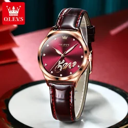 OLEVS Brand Fashionable Waterproof Luminous WOMEN'S Quartz Watch 5581