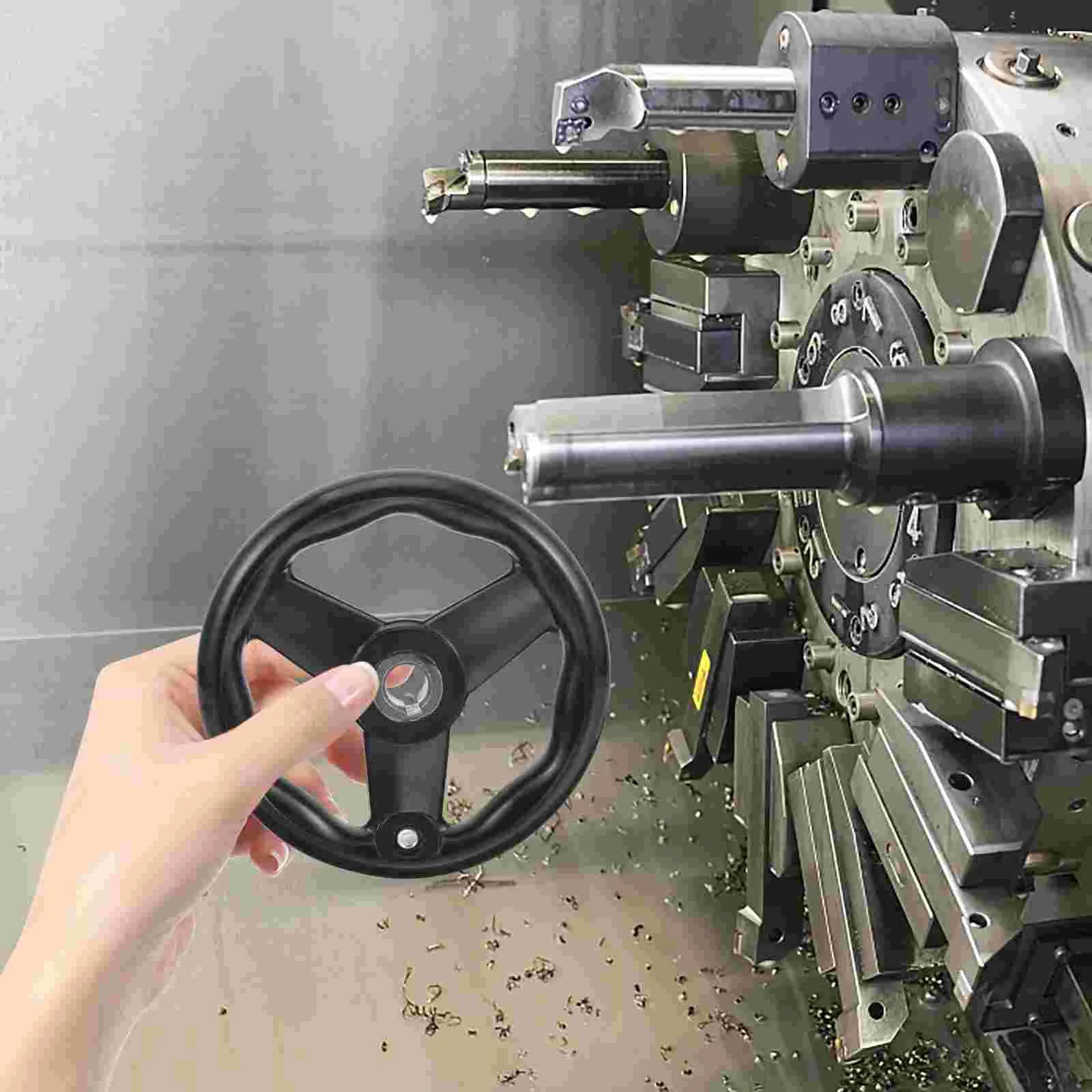 Imagem -02 - Manivela de Baquelite Torno Volante Handwork Volante Moagem para Máquina Ferramenta