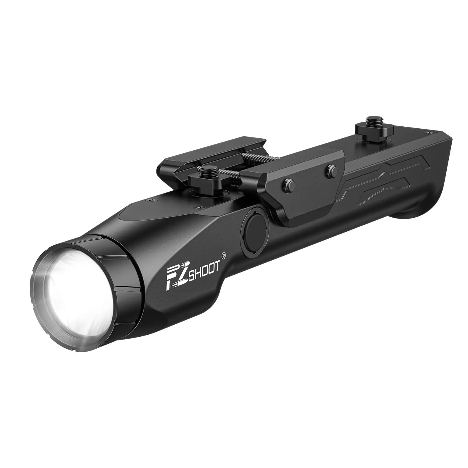 EZshoot 1700 Lumens Tactical Flashlight High Brightness Magnetic Rechargeable Strobe Mode high Lumen