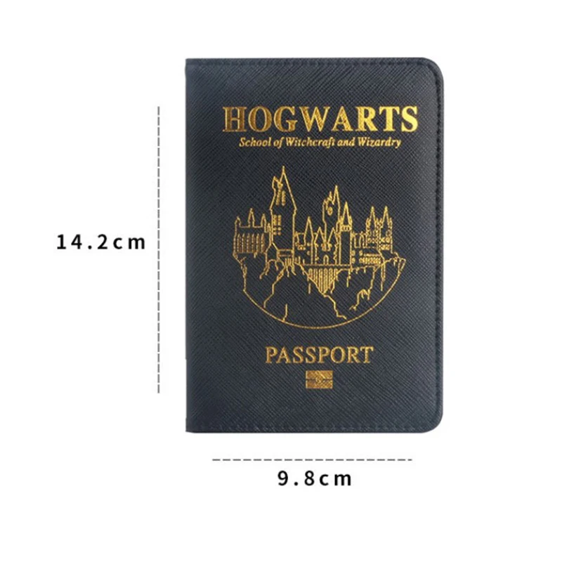 Couverture de passeport de dessin animé, couvertures en cuir Pu pour passeports, portefeuille de voyage, mignon protecteur de porte-passeport