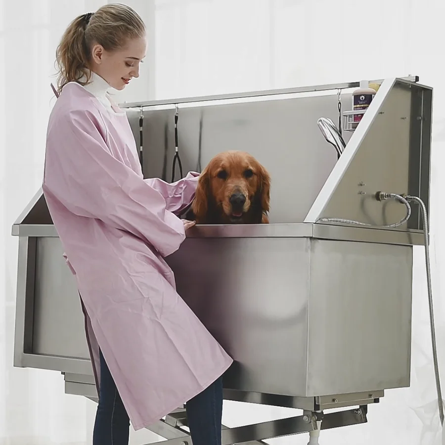 

Оптовая продажа, хорошее качество, подъемная ванна для домашних животных, ванна для собак из нержавеющей стали