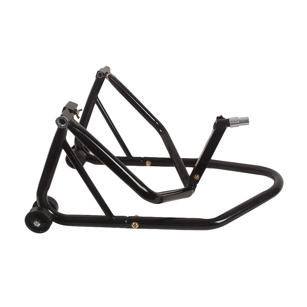 2IN1 Motorcycle Rear Stand and FRONT HEAD LIFT STAND Adjustable Steel Head Lift Stand with Pin Adapter
