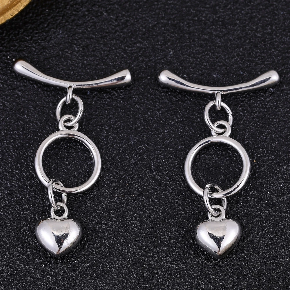 Juya 1 2 3 Stück/Set 18K Echtgold Silberbeschichtete Verschlüsse Schlangenanhänger-Verschlussverschlüsse für DIY Perlenarbeiten, Perlen, Schmuckherstellung – Detail 14