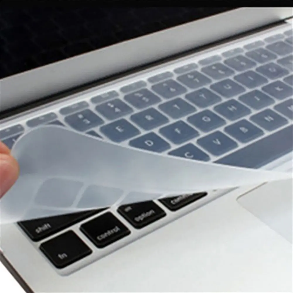 Clear Dustproof Waterproof Notebook Keyboard Cover Silicone Gel Laptop Keyboard Protective Film 10-17inch