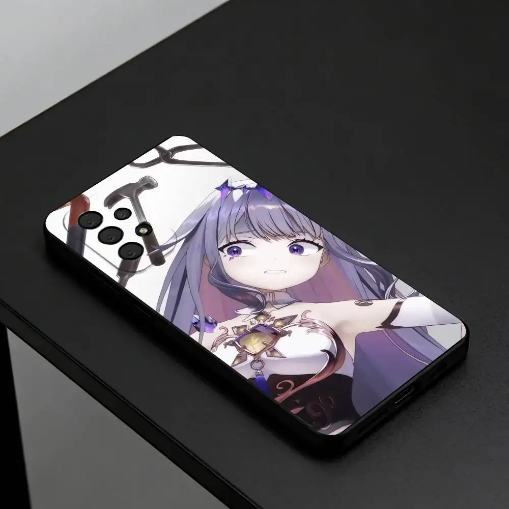 Koseki Bijou Hololive Cute Anime Girl  Phone Case For Samsung S26,S25,S24,S23,S22,Plus,Cover  Black Shell