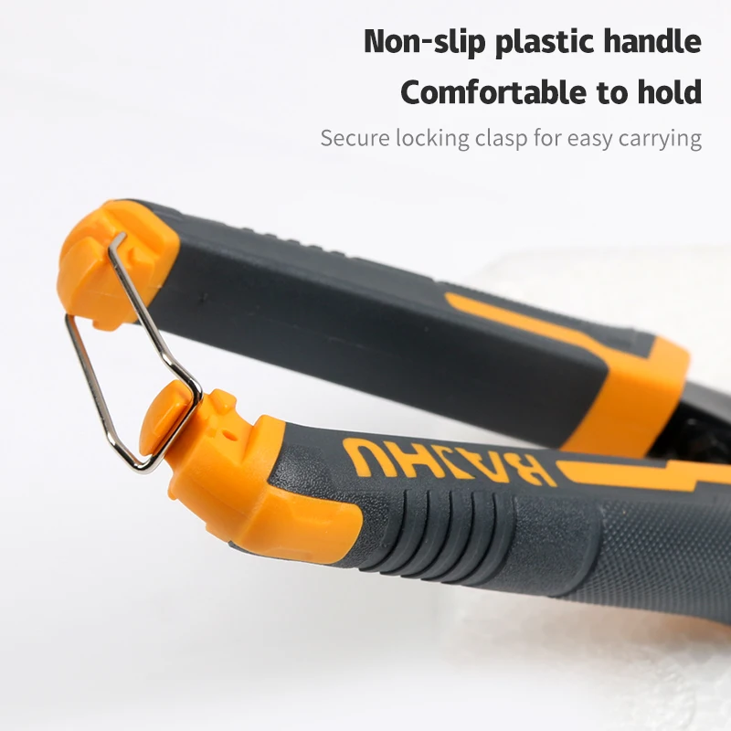 Industrial-grade 8inch Bolt Cutters Heavy Wire Cutting Pliers Durable Multifunction Flat Nose Wire Clippers Household Hand Tool