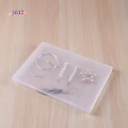 Durable Container Case Rectangular Plastic Clear Storage Box Flat Transparent Wear-resistant PP Bead Organizer Box