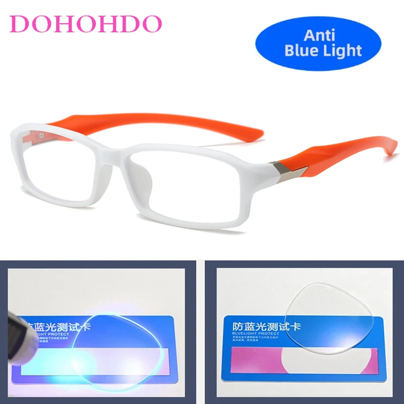 DOHOHDO New Anti Blue Light Computer Glasses Retro Photochromic Sunglasses For Men Women Outdoor Sports Vintage Eyeglasses UV400