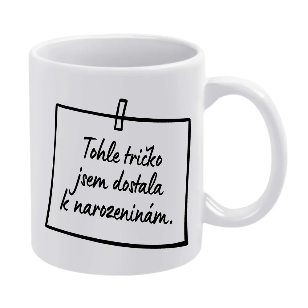 

1pc,Note,Clip Coffee Mug, 11oz Ceramic Coffee Cups, Water Cups, Summer Winter Drinkware, Birthday Gifts, Ho
