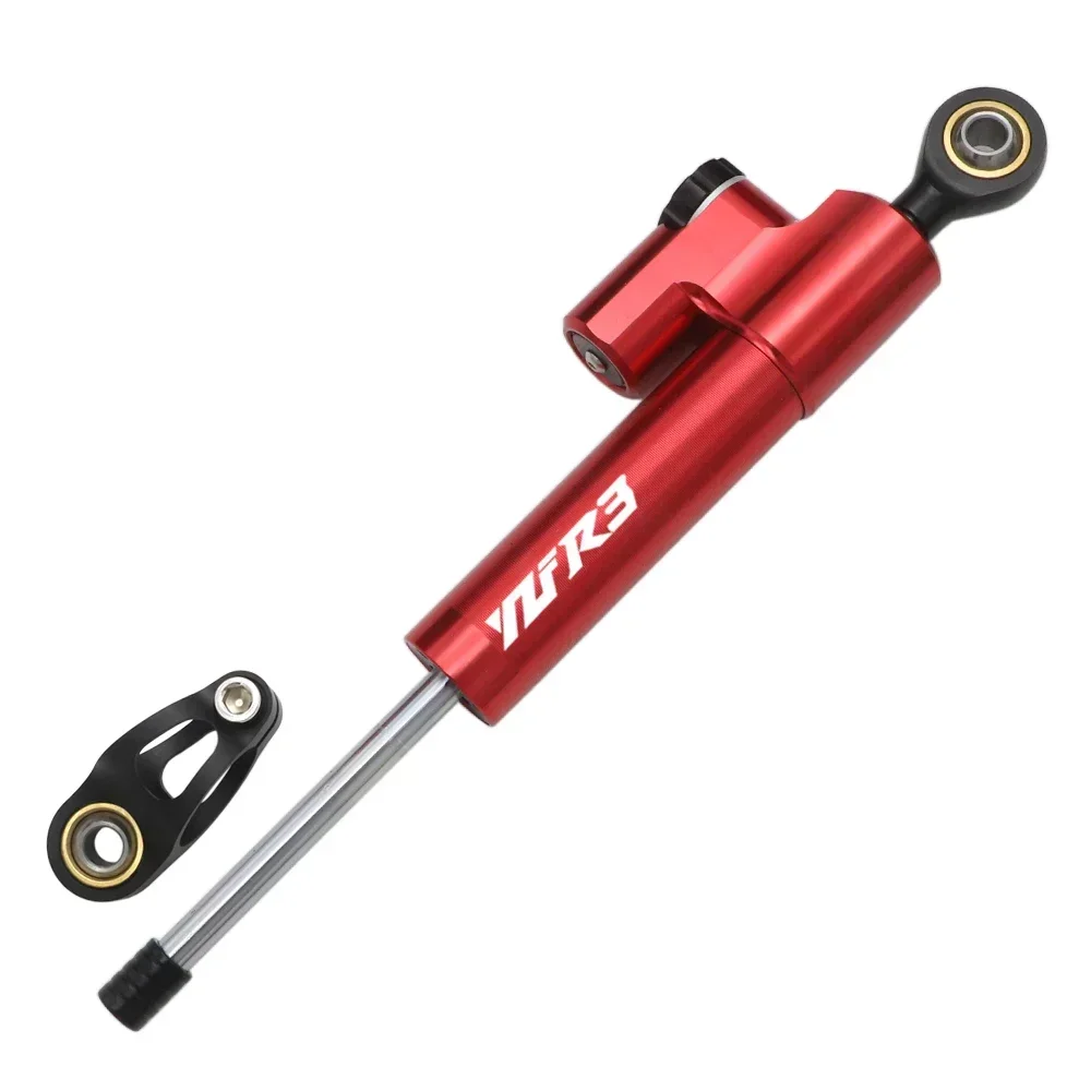 Estabilizador de amortiguador de dirección CNC YZF R3 R6, Control de seguridad inverso lineal para NINJA 400, motocicleta, bicicletas, más de 600cc