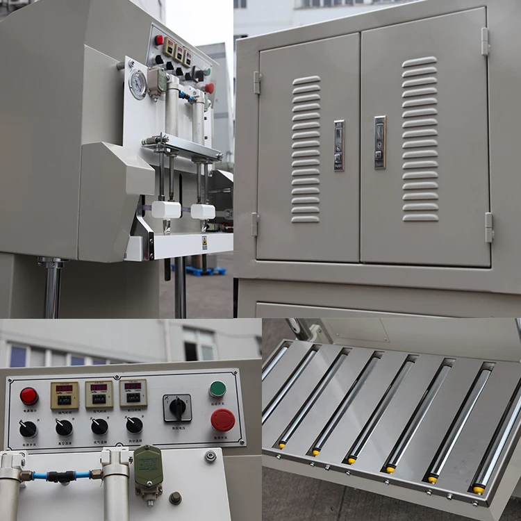 DZQ-600L Hualian Промышленный пластиковый пакет Газовая промывка воздуха Вытяжной автоматический пищевой упаковщик Вакуумная упаковочная машина