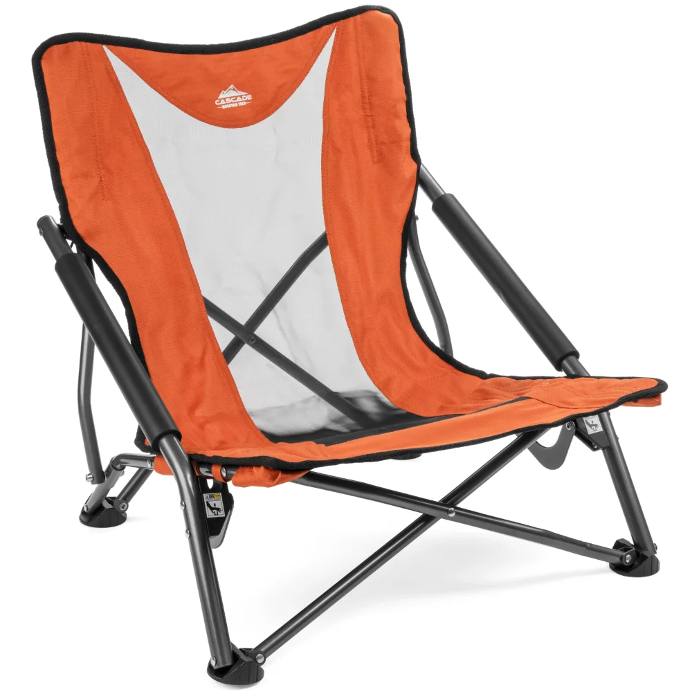 

Compact Low Profile Outdoor Folding Camp Chair with Carry Case