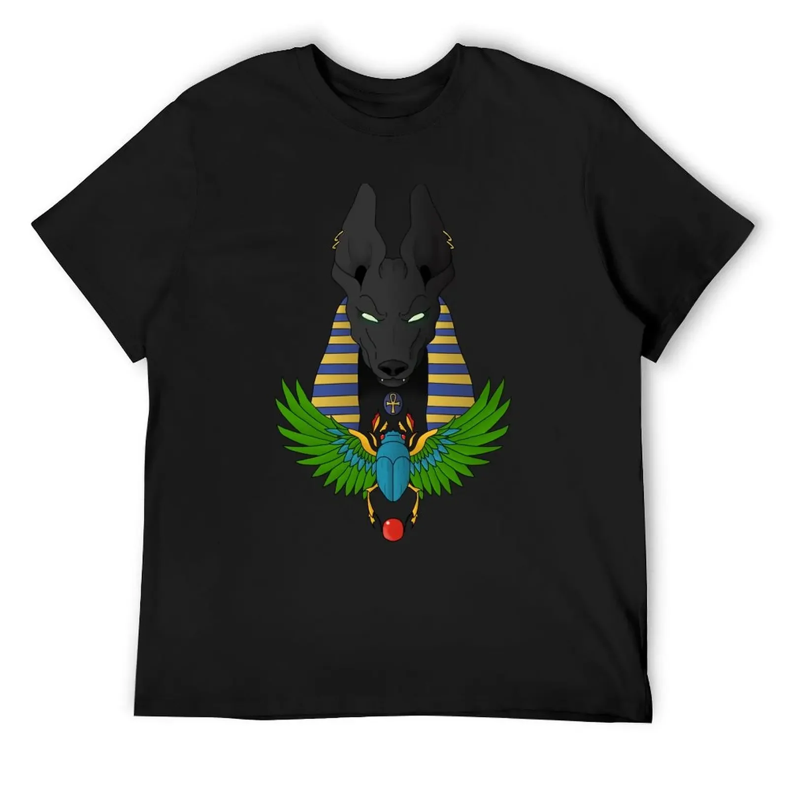 Anubis T-Shirt hippie clothes blanks anime t shirts customs mens vintage t shirts