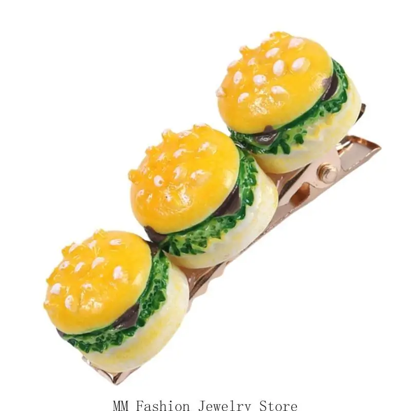 D0ub Candied Haws Hairclip cho trẻ định hình tóc bên pin tạo kiểu tóc công cụ thực phẩm sáng tạo Pin Pin Trang trí tóc hài