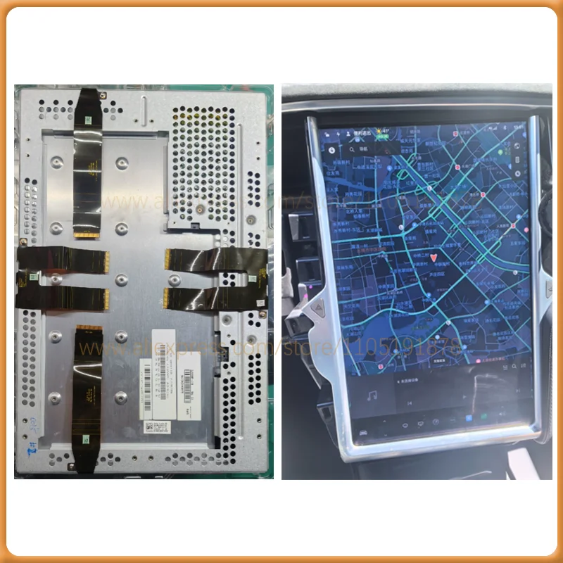 G170J1-LE1 LCD Original de 17 Polegadas com Tela Sensível ao Toque e PCB para Tesla Model S e Model X 12-17, LCD de Controle Central G170J1 LE1