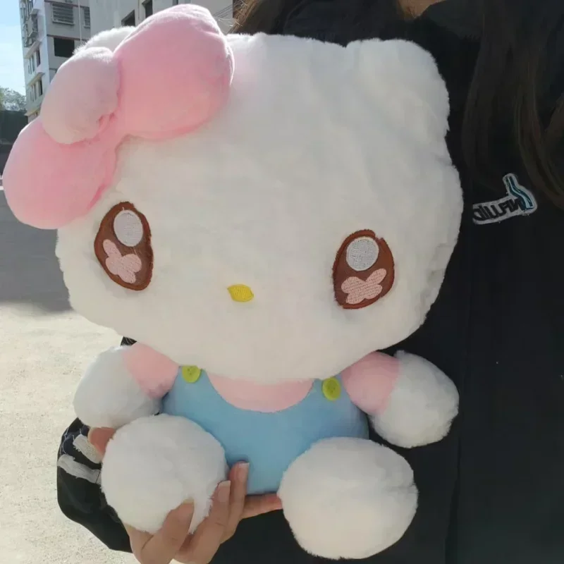 

Sanrio Lovely Hello Kitty Soft Plush Doll Cartoon Cat Stuffed Toy Room Decoration Children's Birthday Christmas Gift
