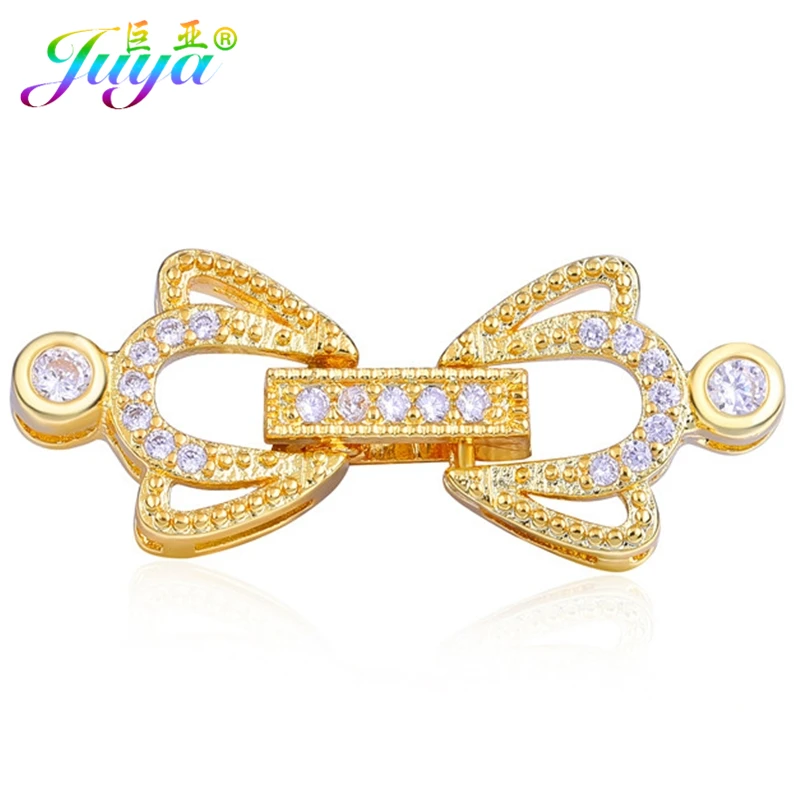 Juya DIY Beadwork Jewelry Making Material Handmade Decorative Fastener Locks Closure Beads Pearls Clasps Fittings Supplies