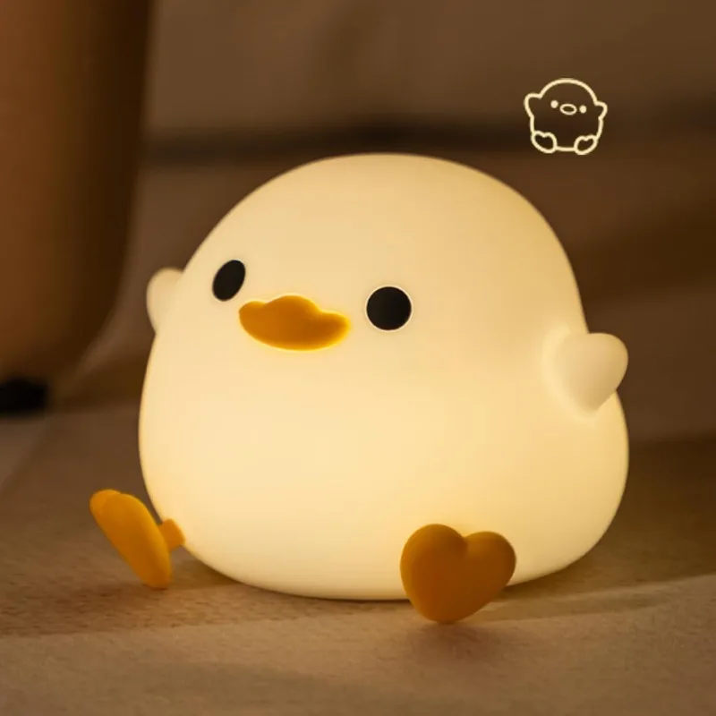 DoDo Duck Night Light LED Bedhead Touch Sensor Light Suitable for Bedroom Dormitory Decoration Festival Gifts