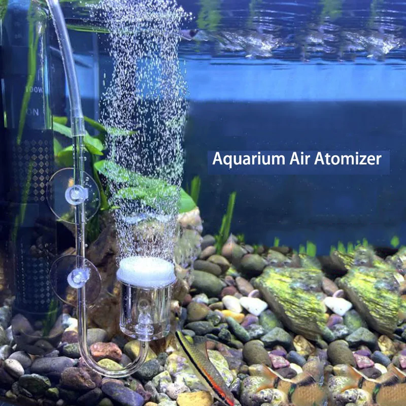 Acrylic Air Pump Sand Stone Aquarium Oxygen Pump Fresh Air Stone Nano Bubble Bar Aquarium Fish Tank Aerator Pump