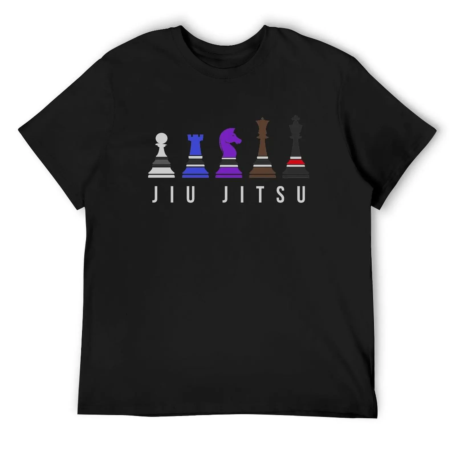 

Chess Jiu Jitsu with Text Brazilian Jiu Jitsu Shirt for BJJ, Cool Gift T-Shirt vintage Short sleeve tee plain t shirts men