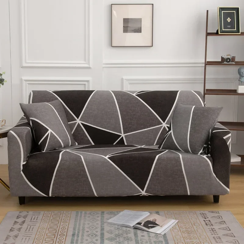 

New printed full coverage sofa cover, dustproof and elastic sofa cover, living room sofa cover