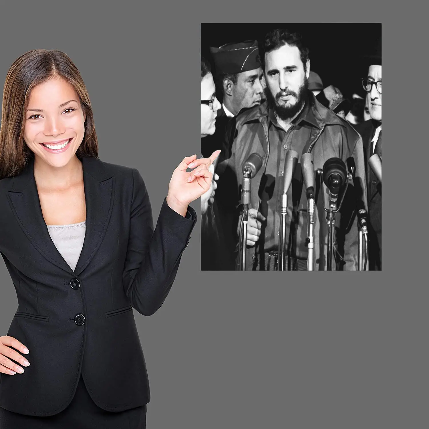 fidel castro Poster Decorative Painting Canvas Poster Wall Art Living Room Posters Bedroom Painting