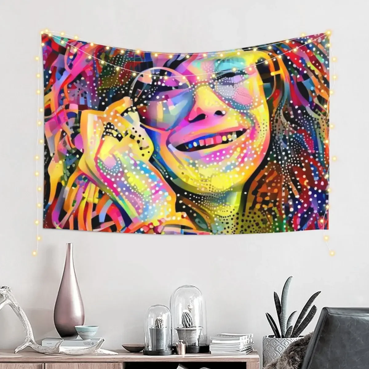 Janice Joplin Tapestry Wall Tapestries Wall Decor Wall Hangings Decoration Tapestry