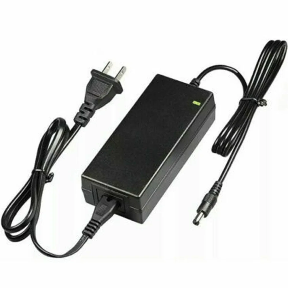 36V Lithium Battery Charger DC 42V 2A 5.5x2.1mm For 10 Series 36V 8AH 9AH 10AH 12AH With Led Indicator EU US Plug