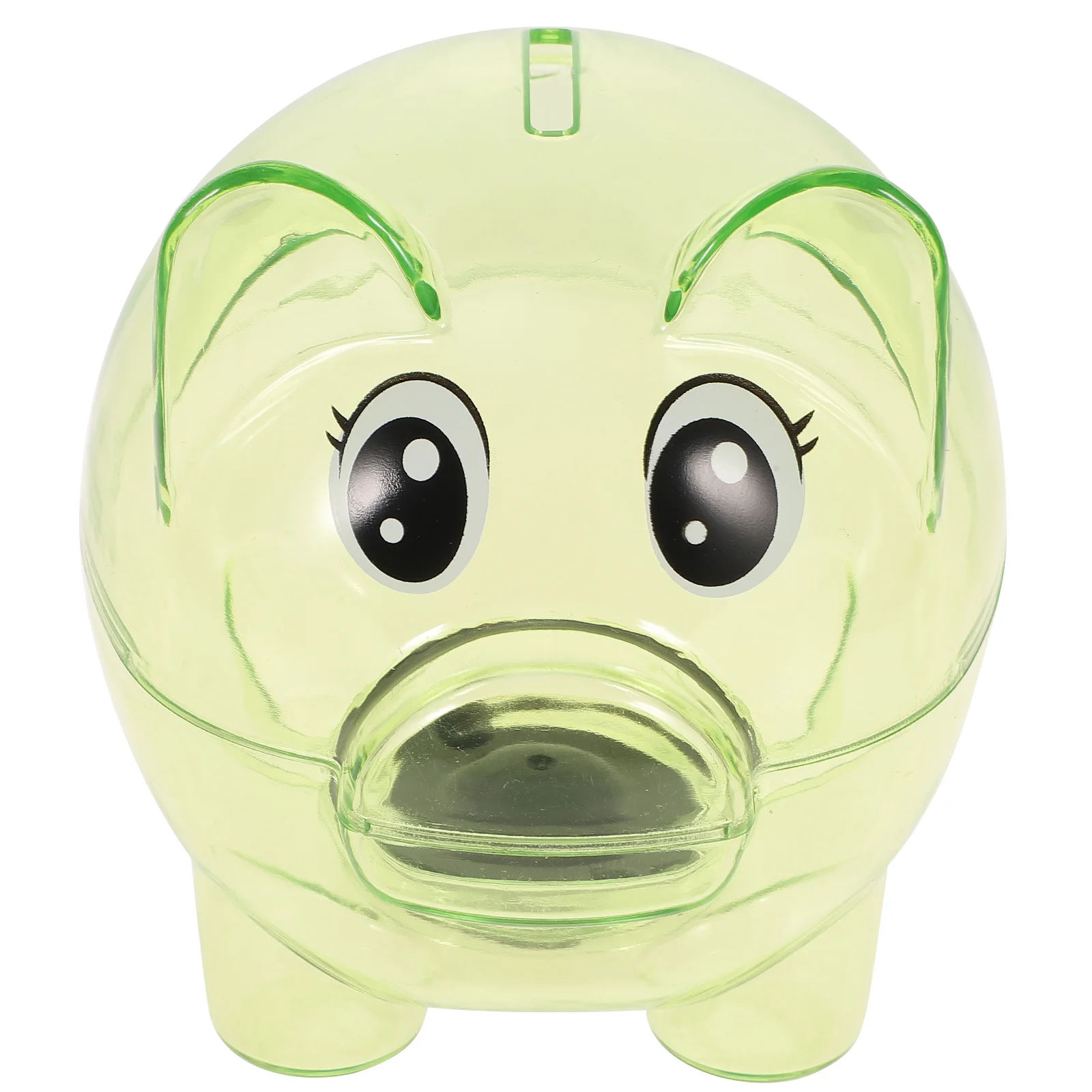 2Pcs Adorable Practical Clear Piggy Bank for Toddlers Boys and Girls Room Decor Baby Money Box Girl Pig Piggy Bank