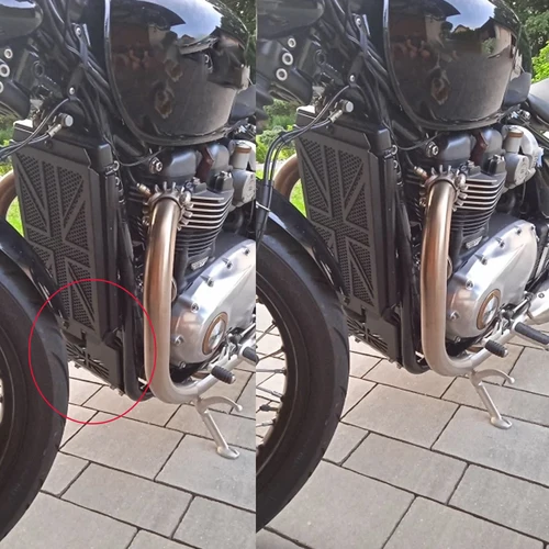 Imagen 2 del producto Cubierta de protección de motor de motocicleta para TRIUMPH Bonneville Bobber, chasis debajo del Protector, placa de deslizamiento, accesorios protectores de vientre