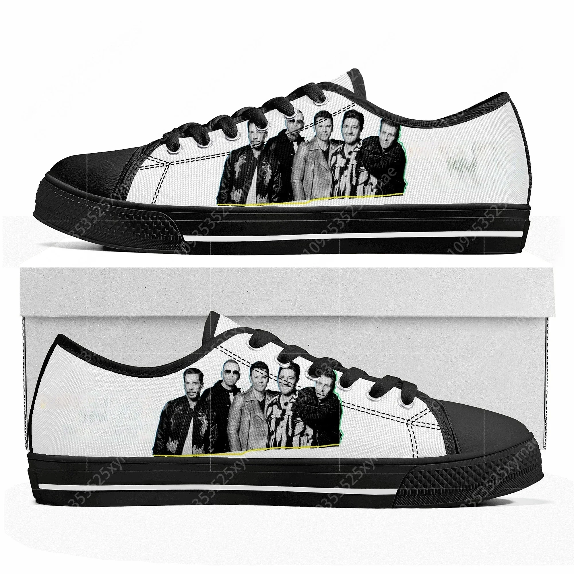 

New Kids on The Block Band Low Top High Quality Sneakers Mens Womens Teenager Tailor-made Shoe Canvas Sneaker Couple Shoes