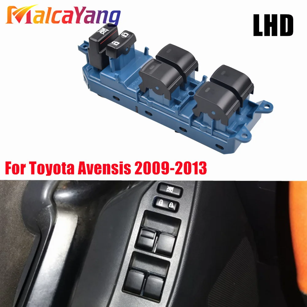 Front Left Power Window Master Lifter Switch Regulator Button 84040-05020 8404005020 For Toyota Avensis Verso 2009-2018