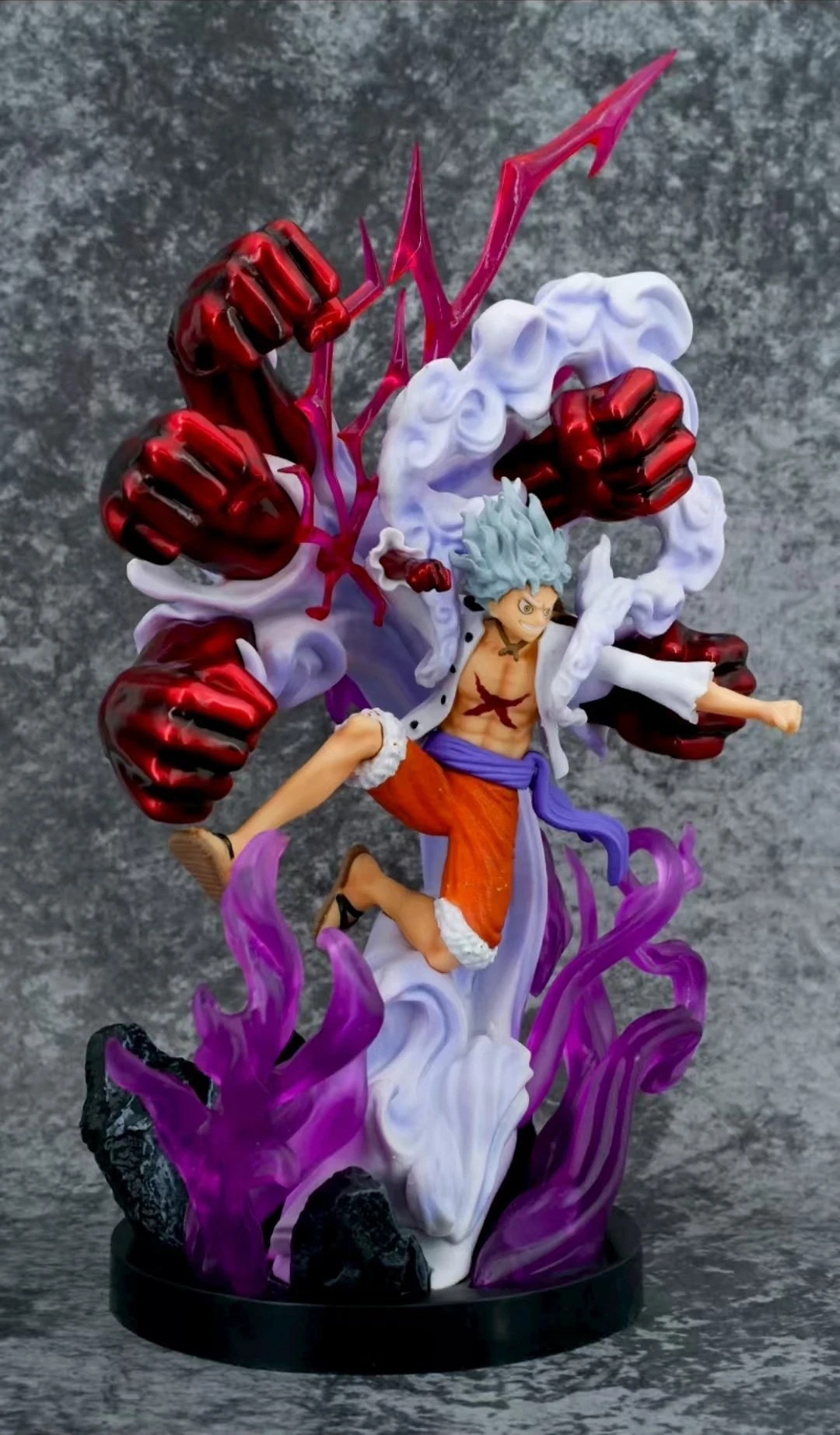 

33cm Piece Anime Figure Nika Luffy Gear 5 Gk Pvc Action Figure Game Statue Figurine Model Doll Decoration Toys Surprise Gift