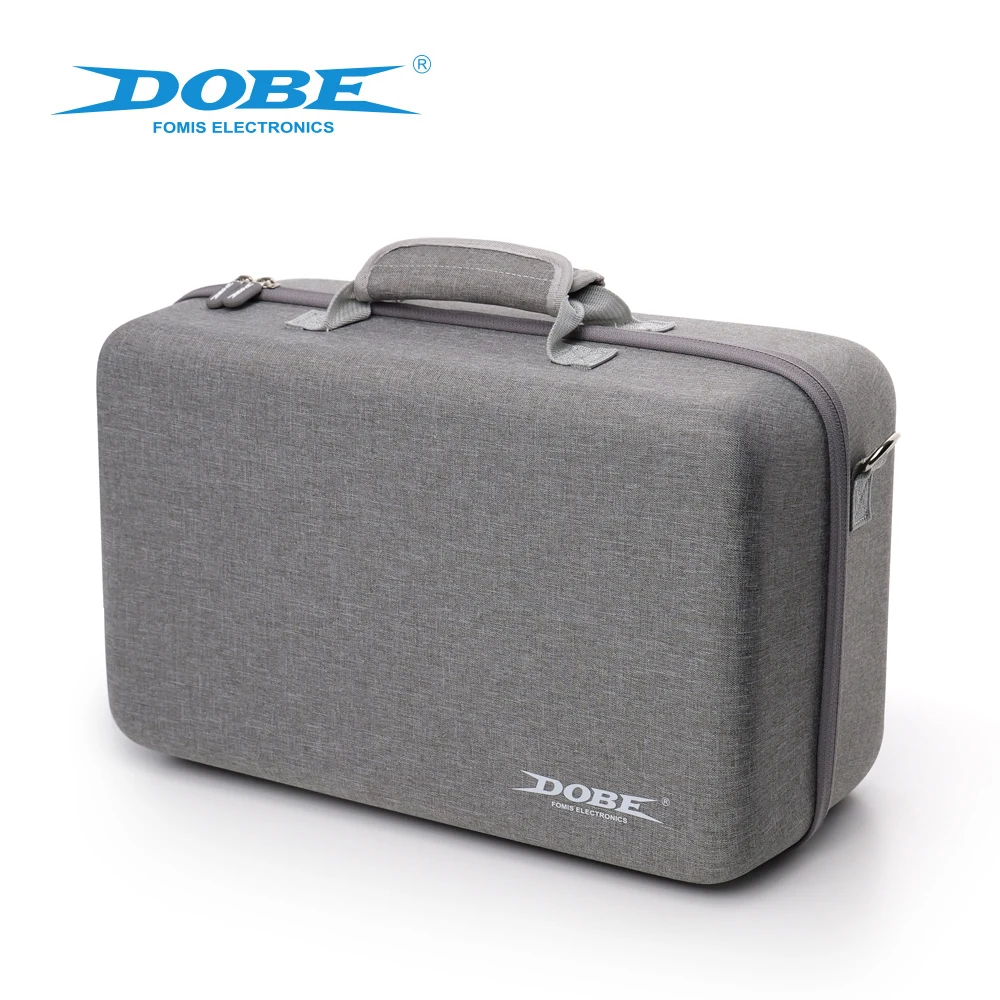 DOBE Large Storage Bag for P5 Slim Console - Hard Shell Travel Carrying Protective Case for P5 Slim Console/Controller/Stand