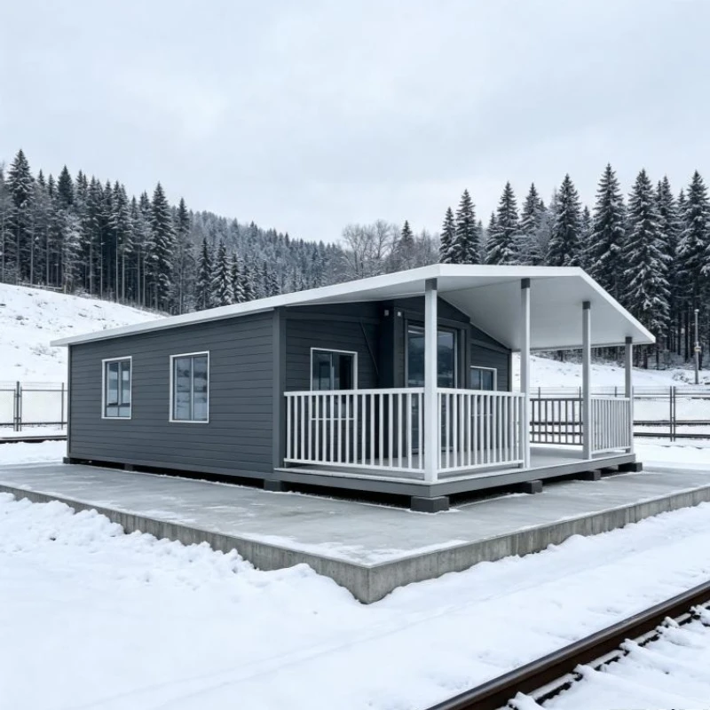 Expandable Container Studio Prefab Modular Office with Kitchenette Bathroom Suitable for Pop Up Store or Cafe