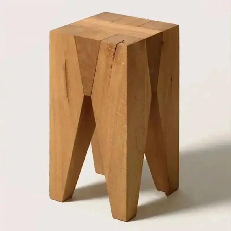 Coffee Wood Hotel Tables Stump Solid Modern Side Table Wabi-sabi Homestay Furniture Decoration Retro Creative Tea Table