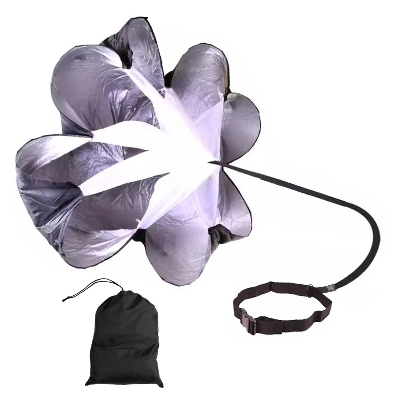 1PC 調節可能なウエストベルトサッカートレーニング抵抗傘スピード傘筋力トレーニングランニング調節可能なベルト