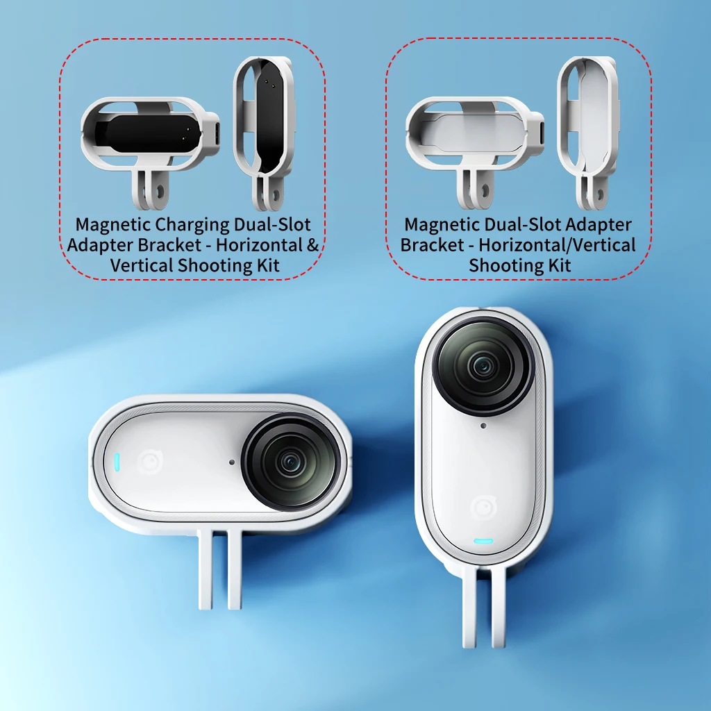 Go 3S Magnetisches Halterungsset, Lade-Vertikal-Horizontal-Adapter für Insta360 Go 3, Schnellverschluss-Schutzhülle, Kamerazubehör – Detail 10