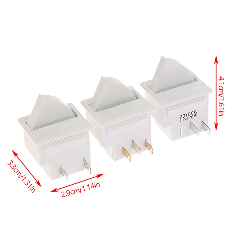 2/3Pin Refrigerator Door Lamp Light Switch For Freezer Parts AC 5A 125V/5A 125V Universal Fridge Household Accessories